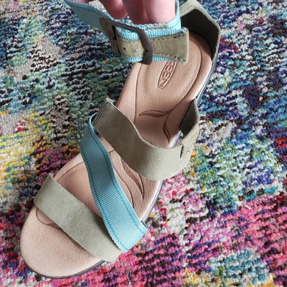 Keen like new leather upper wedge - Picture 2 of 7